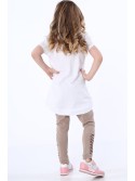 Tunic with a white flower NDZ8210 - Online store - Boutique